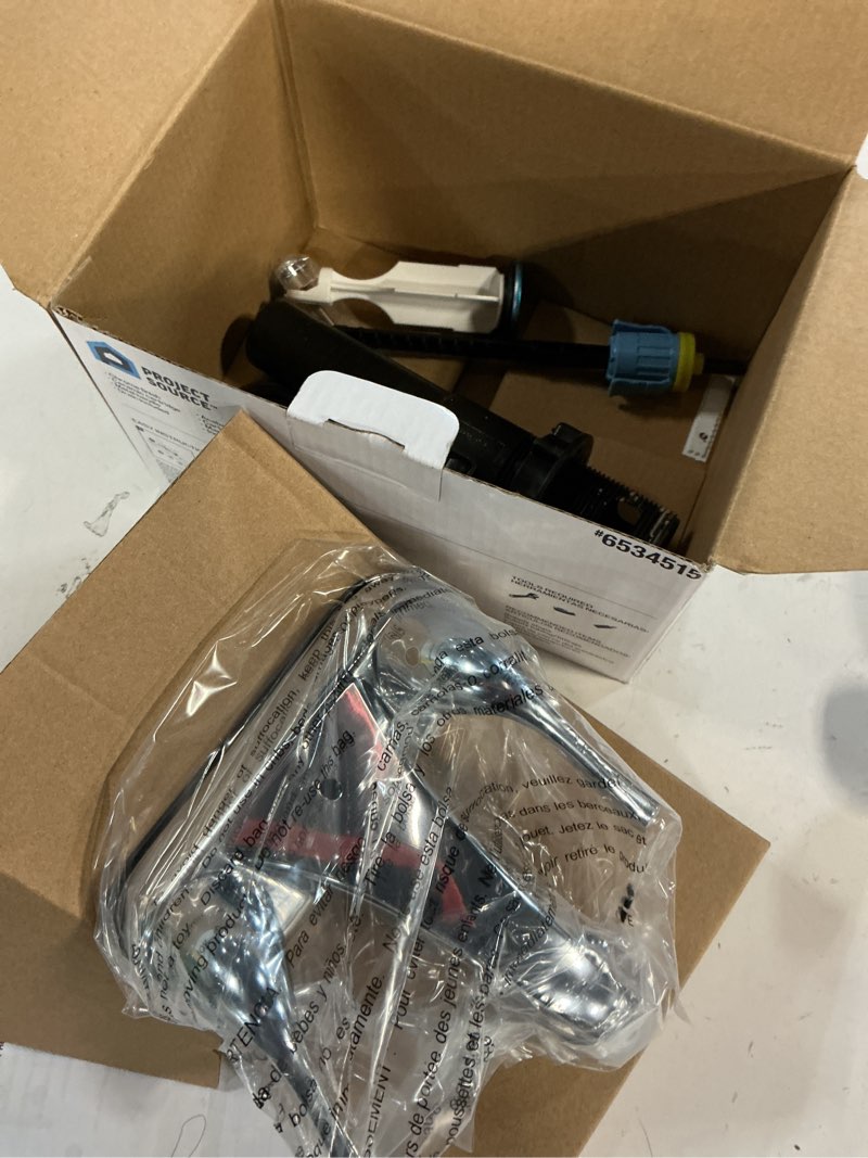 Condition photo showing Good Condition for mainstays centerset bathroom faucet with push pop-up, dual handle, satin nickel