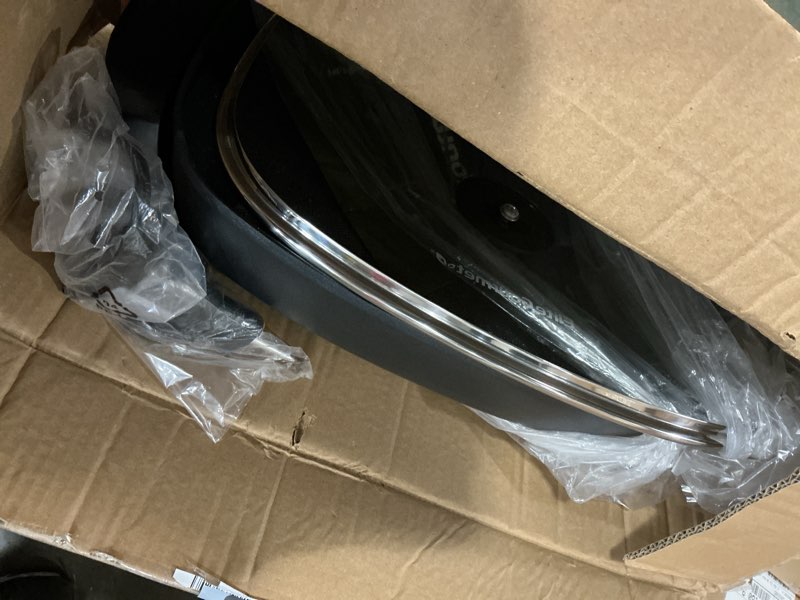 Condition photo showing As Is for Elite Platinum 8Qt. Jumbo Electric Skillet w/ Easy-Pour Spout