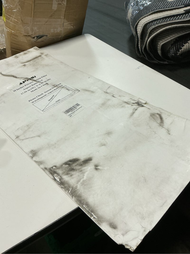 Condition photo showing As Is for 30 inch privacy screen filter for 21:9 curved ultrawide gaming monitor | privacy shield | anti glare | anti-blue light | eye protection | anti spy | computer security private filter protector 30" privacy screen (21:9)
