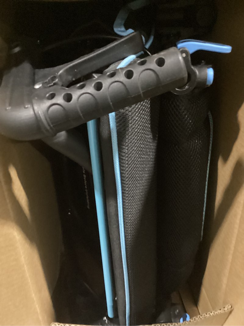 Condition photo showing New/Like New for transport wheelchairs for adults lightweight foldable transport chair with telescopic handle, portable folding travel transfer wheel chairs for seniors blue 18"