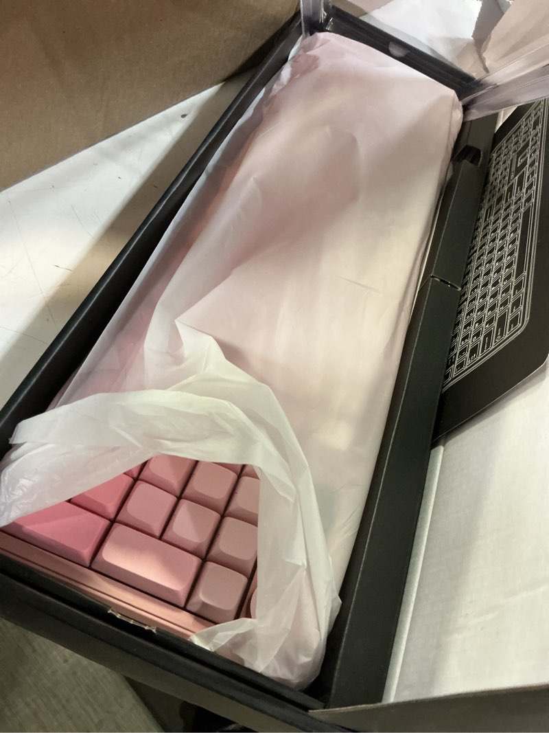 Condition photo showing Good Condition for redthunder k10 wired gaming keyboard and mouse and wrist rest combo, rgb backlit, mechanical feel anti-ghosting keyboard + 7d 7200 dpi mice+soft leather wrist rest 3 in 1 pc gamer accessories(pink) ( similar