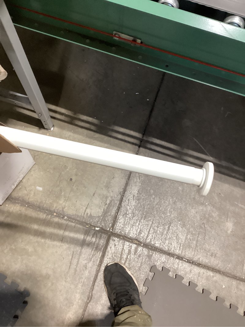 Condition photo showing New/Like New for Ivilon Tension Curtain Rod - Spring Tension Rod for Windows or Shower, 54 to 90 Inch. Ivory 54" to 90" Ivory