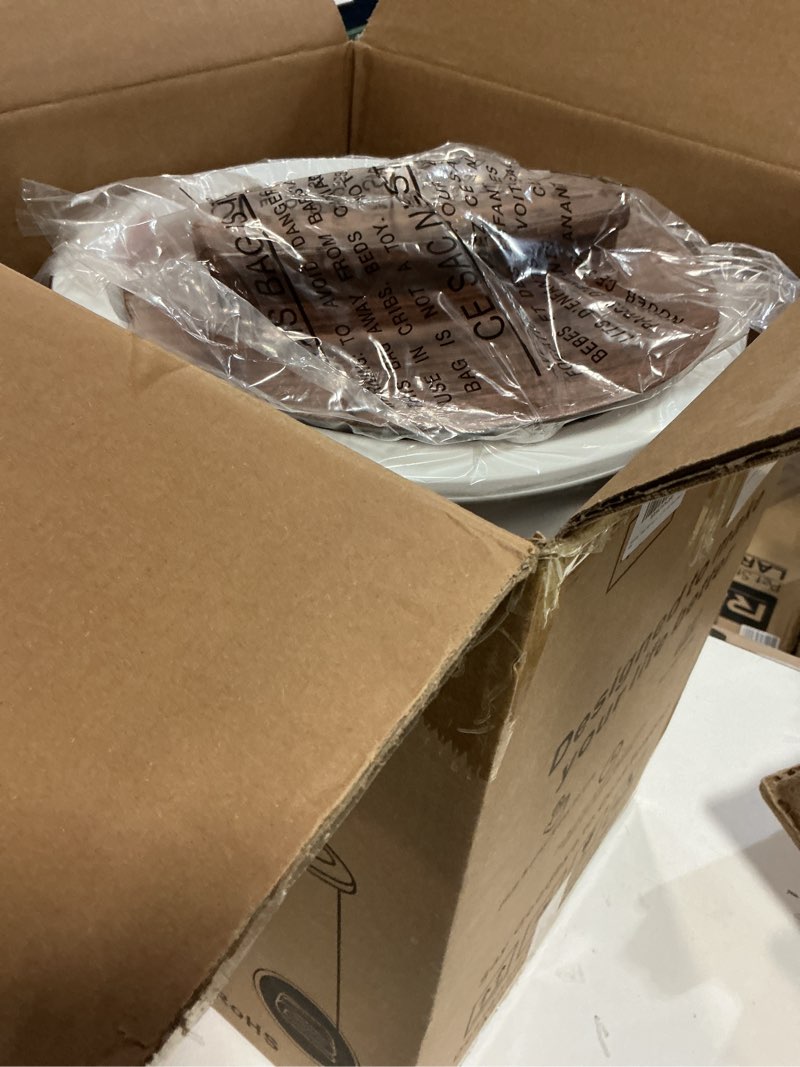 Condition photo showing Good Condition for Asuka Towel Warmer for Bathroom, Large Towel Warmer Bucket, Easy One-Button Control, Auto Shut-Off, 21L Capacity Fits Up for Two 40"X70" Oversized Towels, PJ’s Bathrobe, CL1 (Brown) White/Brown