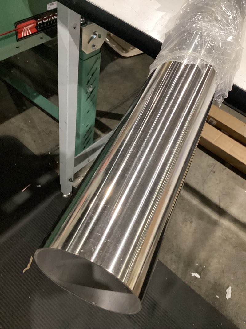 Condition photo showing Good Condition for geilspace 3 inch exhaust pipe, 304 stainless steel tube, 48 inch length, straight pipe, diy industrial pipes (3"od-48"-1pc)