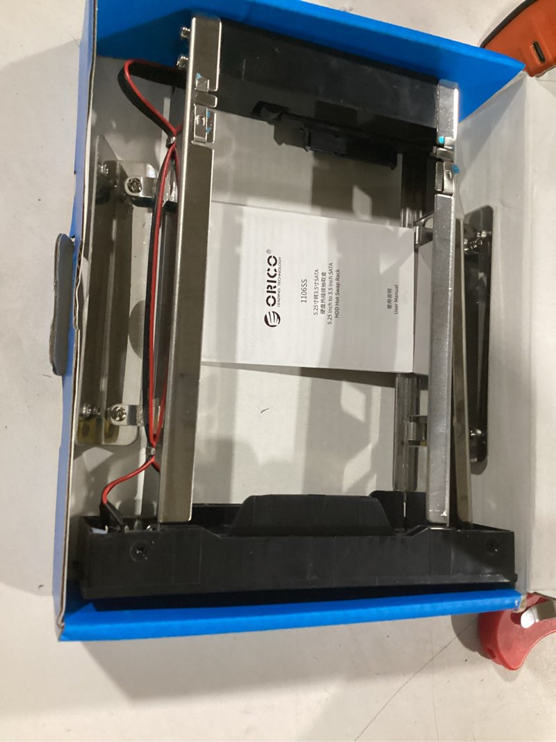 Condition photo showing Good Condition for ORICO 5.25 Trayless Hot Swap Mobile Rack CD-ROM 3.5 inch Internal SATA Hard Drive SSD Adapter-1106SS ORICO 1106SS-BK