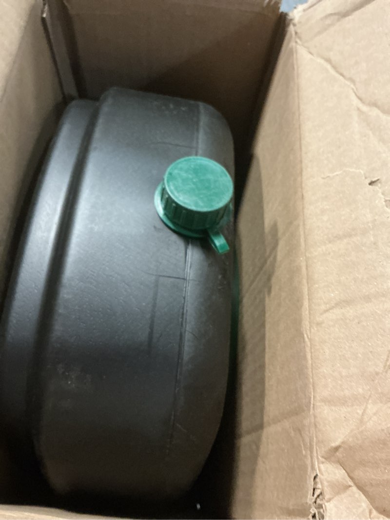 Condition photo showing As Is for Scepter AM06984 12 Quart Oil Drain Pan with Lid, Filter Drain Screen, and Pour Spout for Automotive Fluids Including Engine Oil, Anti-Freeze, Transmission Fluid and More, 13" x 17-1/4" x 6" 12 Quart 1