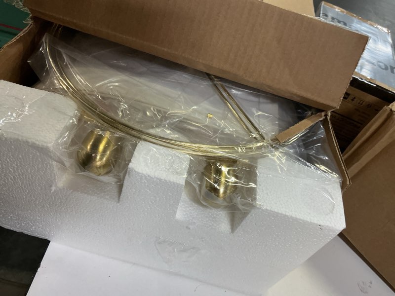 Condition photo showing Good Condition for pokat 20.75" small modern ceramic table lamps set of 2 for bedroom, white bedside lamps for night stands, farmhouse desk home decor gift nightstand table lamps for living room end table beige 20.75'' small - beige and white