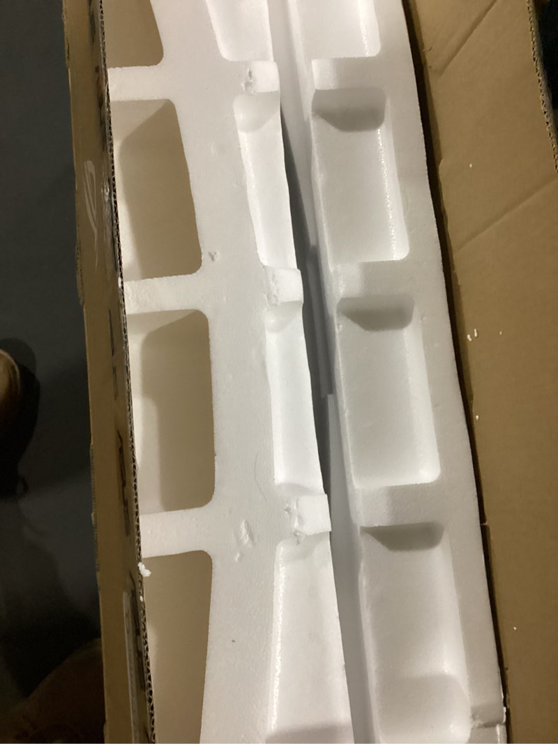 Condition photo showing As Is for ASUS ROG Strix 32” 1440P USB-C Curved HDR Gaming Monitor (XG32WCS) - QHD, 180Hz, 1ms, Fast VA, Extreme Low Motion Blur Sync, FreeSync, DisplayWidget, Tripod Socket, AI Technology, 3 yr Warranty 32" Fast VA Curved 180Hz QHD