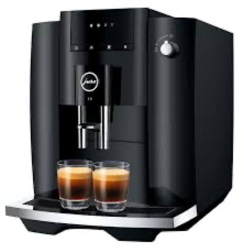 jura e4 piano black automatic coffee machine