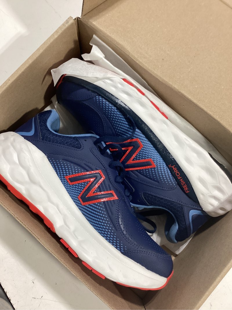 Condition photo showing Good Condition for new balance men's fresh foam x 840 v1 running shoes 10 nb navy/true red/heron blue