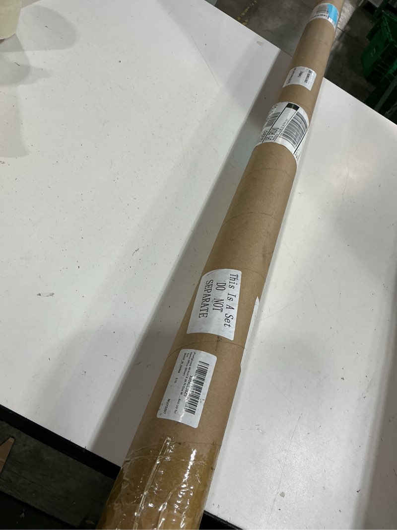 Condition photo showing As Is for 48 inch x 26 ft one way window tint privacy reflective daytime mirror film sun blocking thermal insulated film heat control static cling anti uv for home office (silver) silver 48 inch x 26 ft