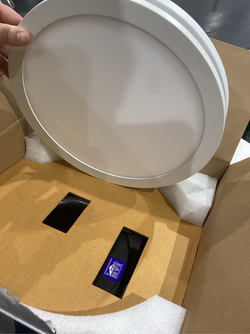 Condition photo showing Good Condition for utilitech ventilation fan 1.5-sone 100-cfm white decorative lighted bathroom fan, energy star