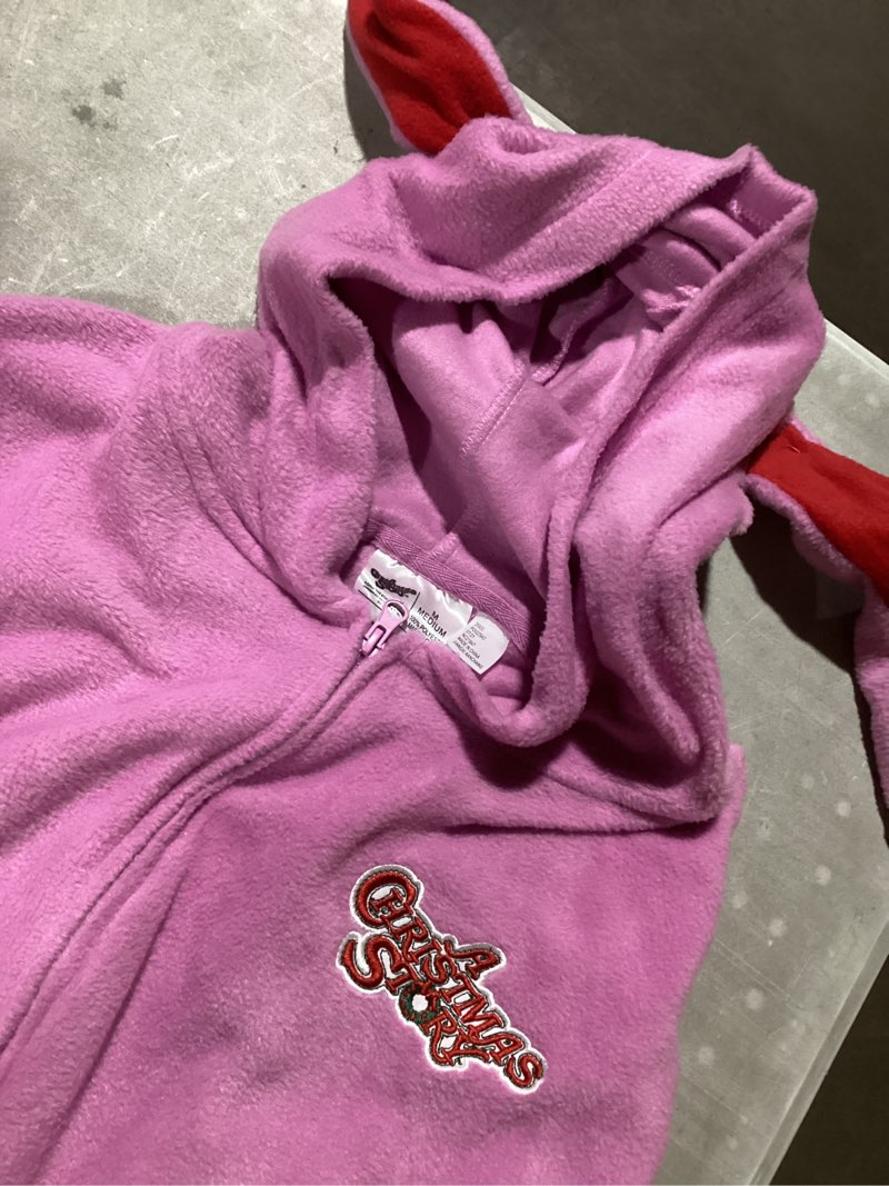 Condition photo showing Good Condition for similar a christmas story pajamas adult fluffy deranged ears medium pink