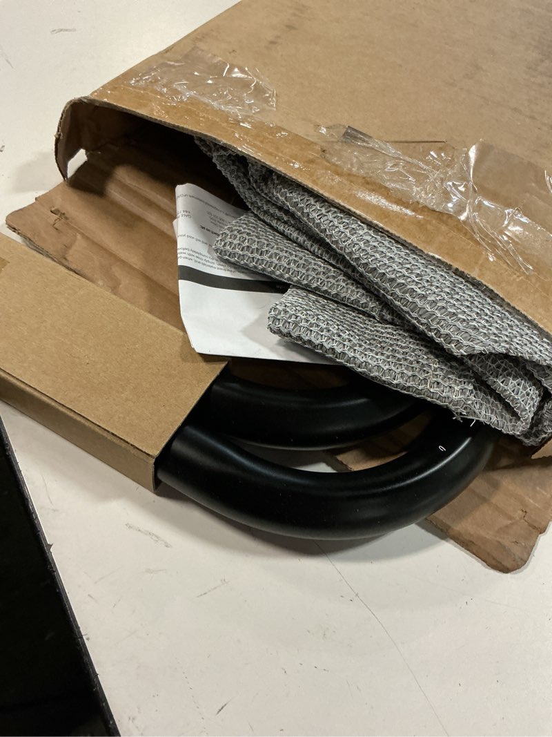 Condition photo showing As Is for coolaroo original elevated dog bed - breathable off-the-ground pet bed with cooling fabric, joint relief & moisture-resistant fabric, 100% recyclable, easy clean, grey, medium medium dog bed grey