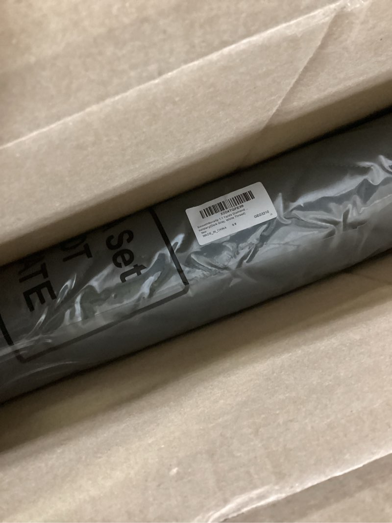 Condition photo showing New/Like New for 1.1 Yards Diamond Quilted Vinyl Headliner Material 55 in Wide Faux Leather with Foam Backed 2" x 3" Diamonds Pattern Fabric for Car Furniture Upholstery(Dark Gray) Dark Gray 1.1 Yards