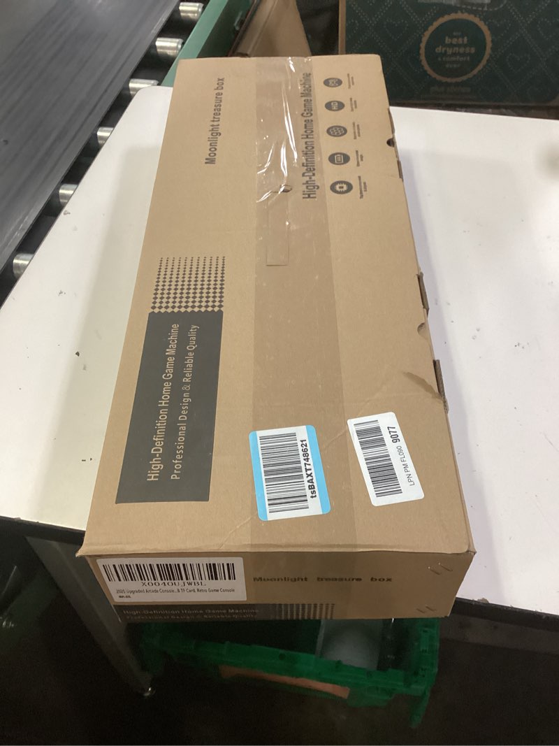 Condition photo showing New/Like New for 2026 upgraded arcade console, pandora box,wifi download games, built in 36,800 games,psp/dc/n64 simulators,3d game, 4k hdmi output, suitable for tv/pc/projector, 256gb tf card, retro game console overall