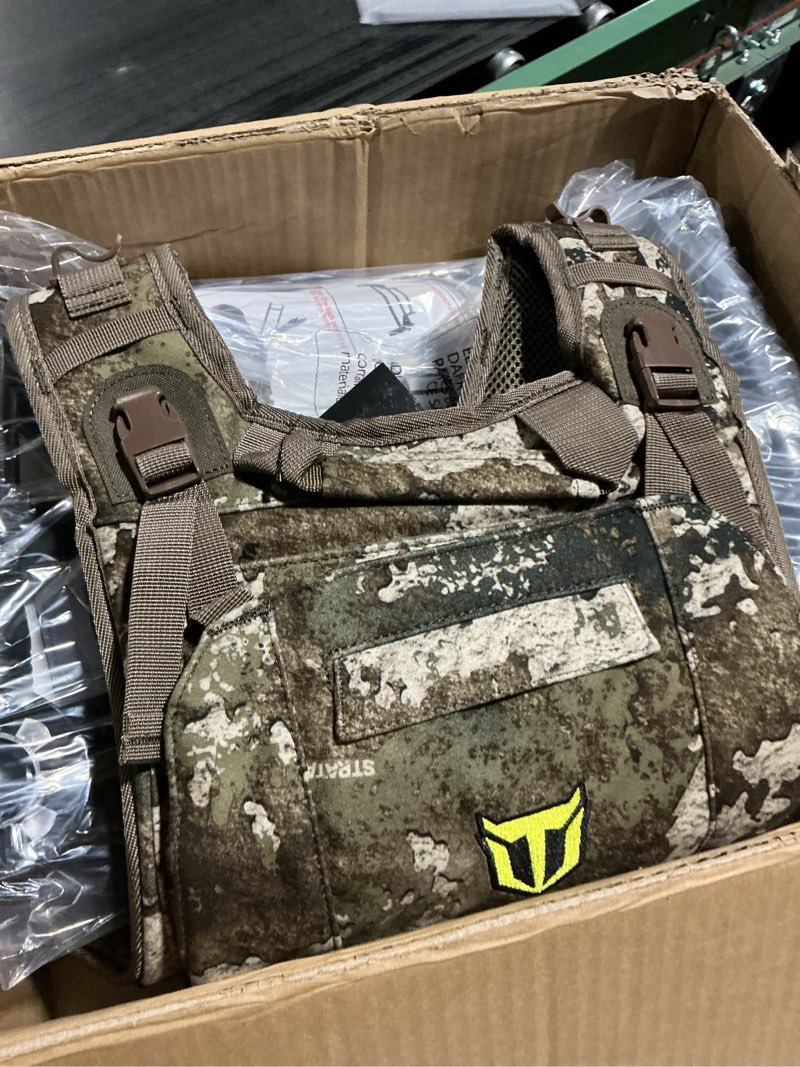 Condition photo showing Good Condition for TIDEWE Turkey Vest with Seat, Hunting Vest with Game Pouch and Kickstand, Strut Camo Turkey Hunting Clothes for Men Women