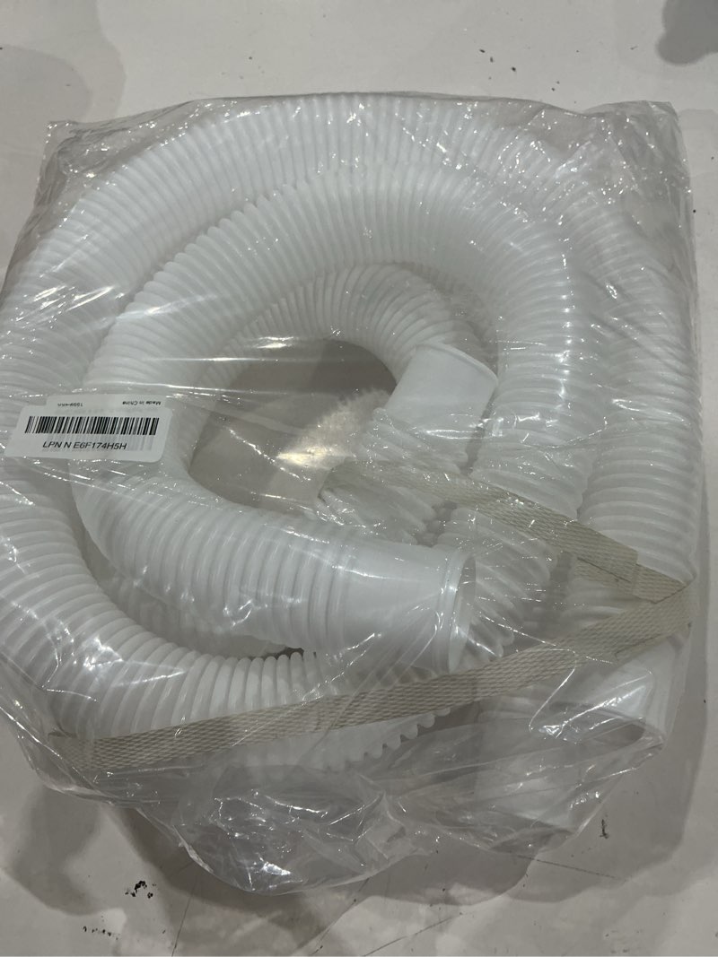 Condition photo showing Good Condition for pool hoses for above ground pools 1.5" diameter x 59" long, 2 pack 1.5 inch above ground pool hose replacement compatible with intex coleman surface skimmer, filter pump hose, with 4 metal clamps