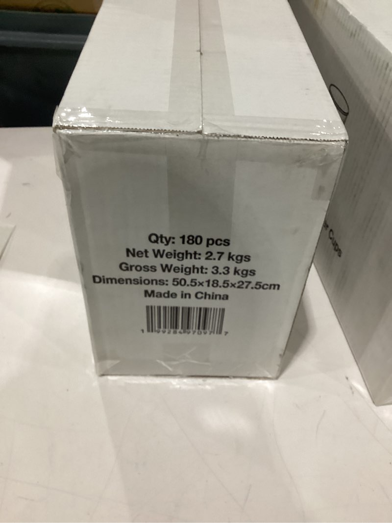 Homelance 12 oz Insulated Coffee Cups, 180 pcs Blue Coffee Cups Insulated