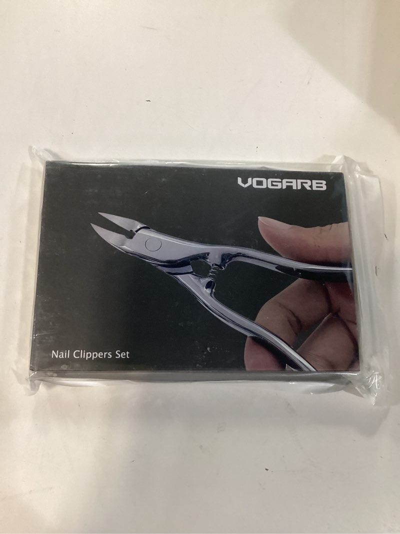 Condition photo showing New/Like New for VOGARB Long Handled Toenail Clippers for Seniors Thick Nails, Ultra Sharp Toe Nail Clippers for Men, Heavy Duty Stainless Steel, 5pcs Set JCDK5PS
