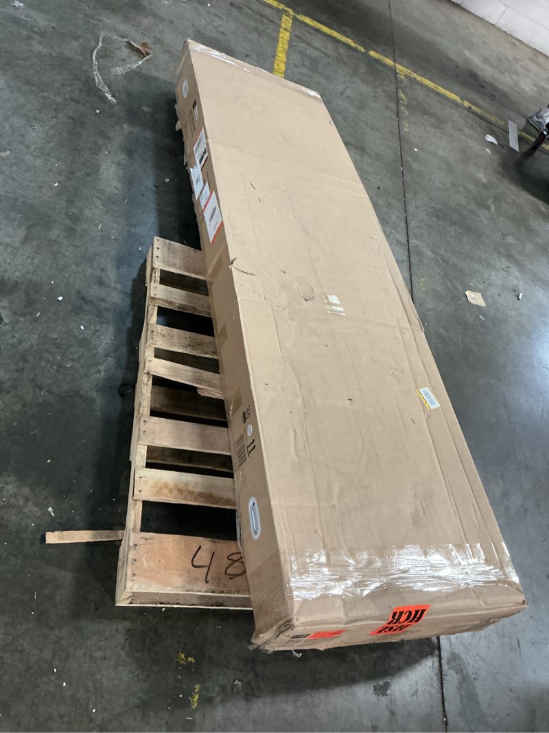Condition photo showing New/Like New for avondale 24 in. w x 96 in. h x 24 in. d ready to assemble plywood shaker utility pantry cabinet in alpine white