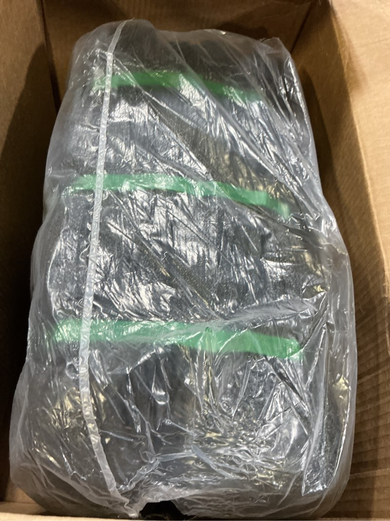Condition photo showing New/Like New for 8' x 50' black privacy screen fence cover heavy duty fencing mesh with zip tie for deck, patio, backyard, outdoor pool, porch, railing - we can make custom sizes