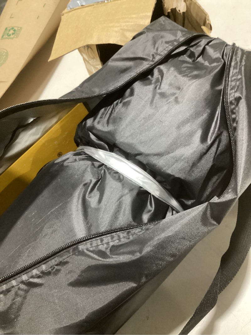 Condition photo showing Good Condition for happy travel bike storage shed tent,outdoor portable bicycle storage sheds with 210d oxford fabric pu4000 waterproof for 2/3/4/6/8 bikes,bike covers shelter for motorcycle,garden tools,toys,lawn mower arch - xxl for 4-5 bikes-black