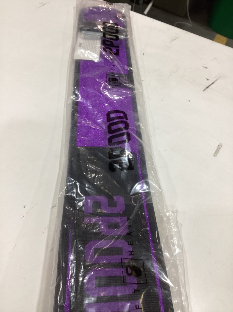 Condition photo showing Good Condition for 2pood 4" weightlifting belt | crossfit® weightlifting belt | 4-inch wide and built for support, flexibility, and the ability to cross train easily xs (29.5" - 31.5") purple pulse