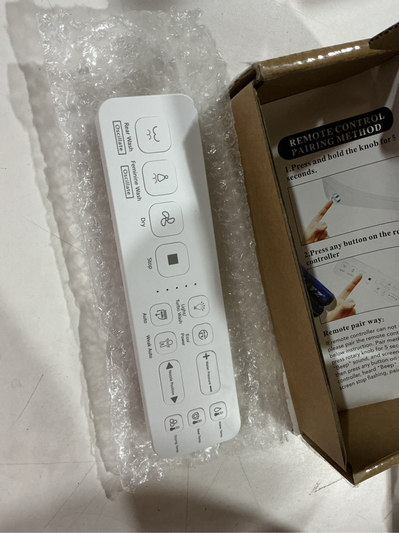 Condition photo showing Good Condition for xcqq remote control for bidet toilet seat, compatible with s80, s90, v90, u90, f16 series