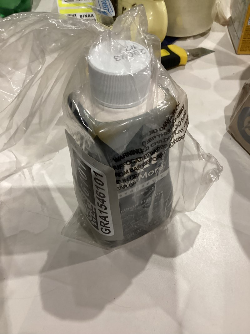 Condition photo showing New/Like New for Rit Dye More Synthetic 7oz-Graphite