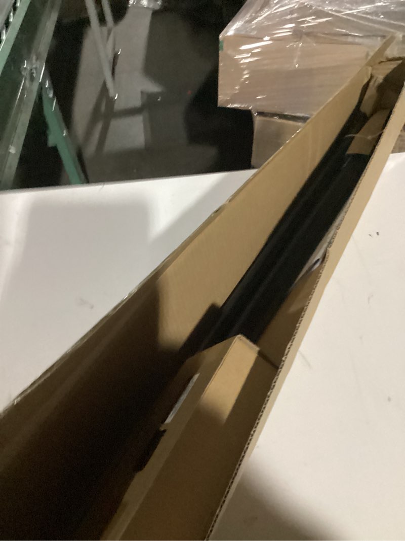 Condition photo showing Good Condition for Matte Black Shower Curtain Rod,1 Inch Diameter Stainless Steel Adjustable Spring Tension Rods 32 to 80",with Holders,Anti-Slip,Curtain Rods No Drilling(1 Pack) 32-80 Black