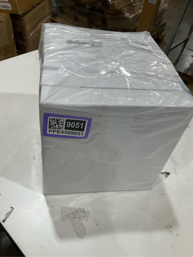 Condition photo showing New/Like New for Batiyeer 6 Pcs Silent Wall Clock Bulk 10 Inch Non Ticking Modern Wall Clocks Battery Operated Round Clock for Home Office Kitchen Classroom School Living Room Decor(Black, 6 Pcs)