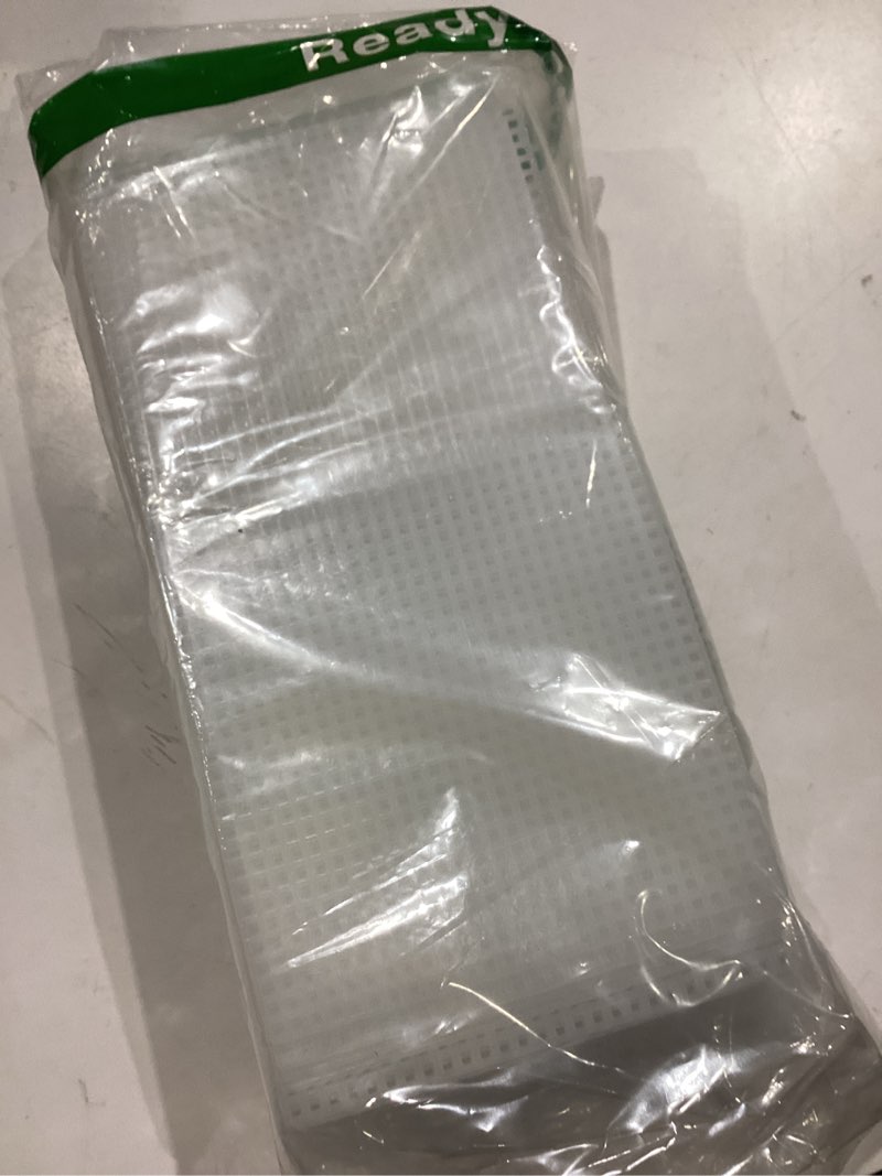 Condition photo showing Good Condition for tosnail 100 pieces 4" x 4" clear plastic canvas mesh sheets for embroidery crafting 4 inch