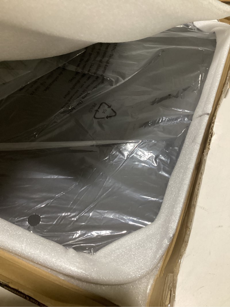 Condition photo showing Good Condition for Firebacks for Fireplace-Stainless Steel Fireback with Adjustable Feet, 20" x 20" Fireplace Heat Reflector, Fireplace Back Plates, Painted Black Heat-Resistant Material for Wall Protection Black 20"×20"