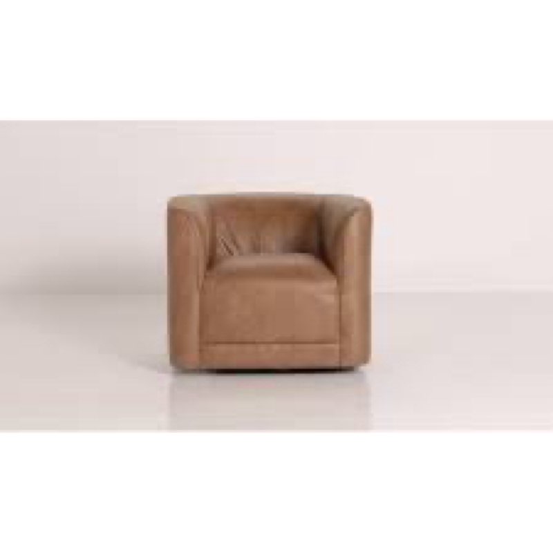 cordoba 33" w polyester swivel barrel chair