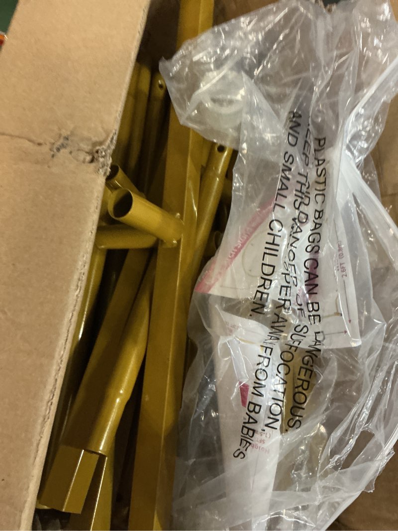 Condition photo showing Good Condition for metal arch backdrop stand set of 3(6 ft, 5 ft, 4 ft) party arch stands for valentines day, wedding, birthday, baby shower, bridal shower,balloon arched frame for garden decor, gold floral arches gold 4,5,6 ft