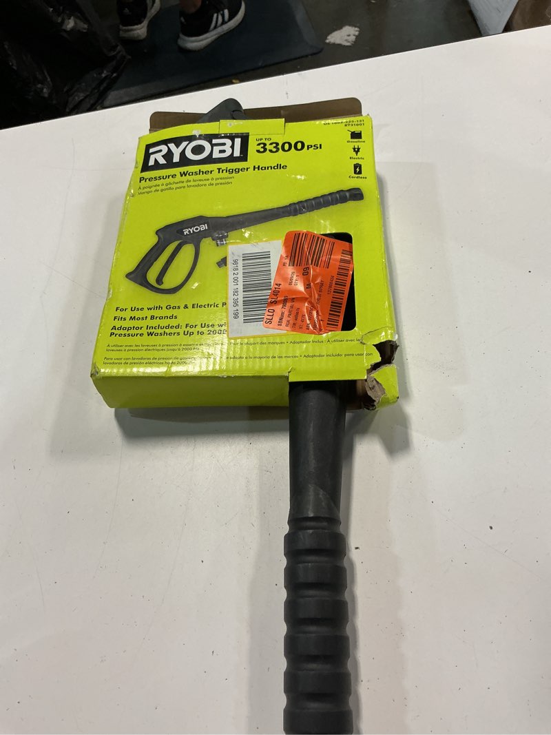 Condition photo showing As Is for 3,300 psi pressure washer trigger gun kit