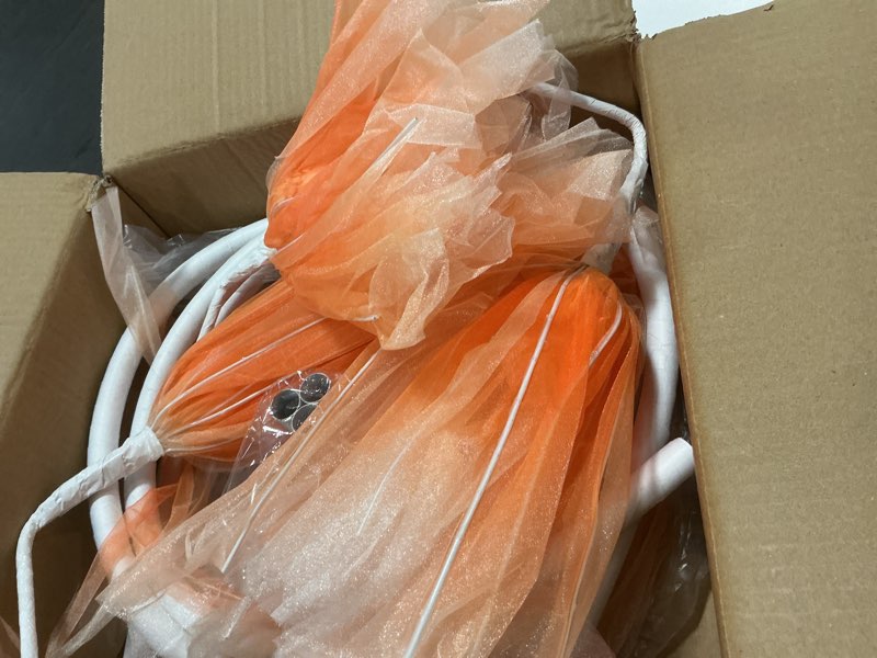 Condition photo showing Good Condition for B-COOL Artificial Giant Flowers for Wedding Decoration: Champagne Huge Flowers 5.58 ft Large Silk Fl