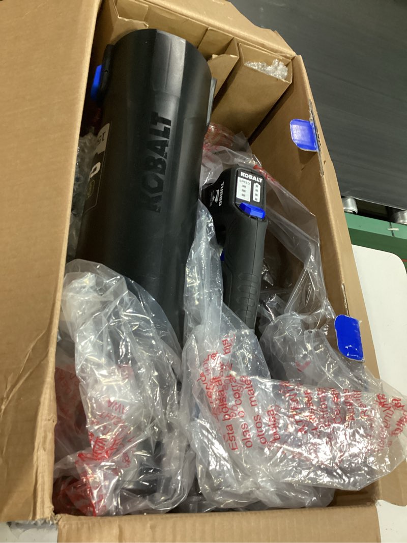 Condition photo showing As Is for kobalt khb 6048-06 - 48v 600 cfm cordless brushless blower