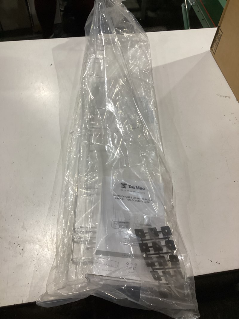 Condition photo showing New/Like New for taymac dg28 ptac air deflector 29.5 in., air conditioner vent deflector, clear plastic hot and cold air vent deflector, air conditioner accessory for better comfort and home improvement