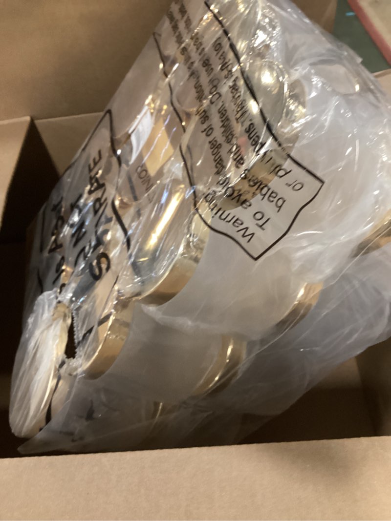 Condition photo showing New/Like New for SATINIOR 24 Pieces Empty Clear Plastic Jars with Lids Round Storage Containers Wide Mouth for Beauty