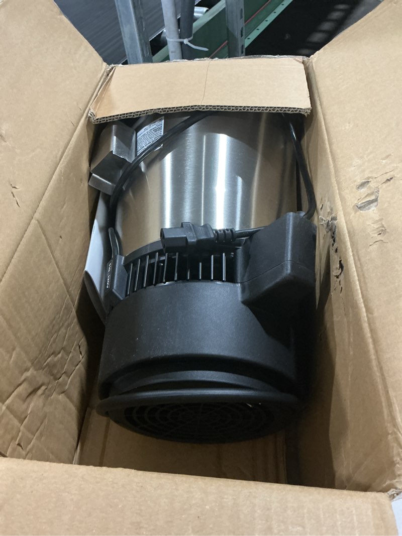 Condition photo showing As Is for vevor water distiller, 4l/1.1 gallon pure water purifier filter for home countertop, 750w distilled water maker, stainless steel interior distiller water making machine to make clean water, silver silver 1.1gal