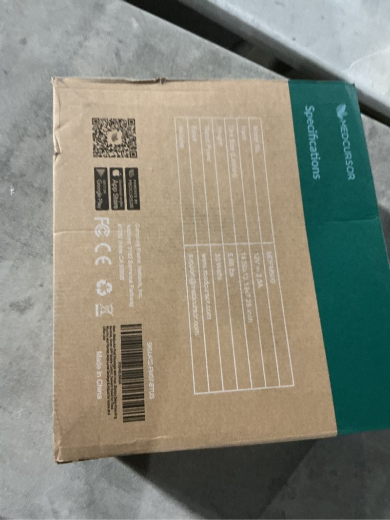 Condition photo showing Good Condition for Medcursor Foot Massager with Heat - 2026 Upgraded Shiatsu Deep Kneading Machine, Multi Air Compression Intensity, Smart APP Mobile Remote Control, Feet Massage for Home and Office Use