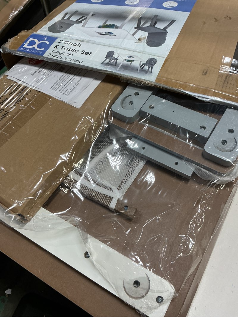 Condition photo showing As Is for Delta Children Space Adventure Kids Table and Chair Set