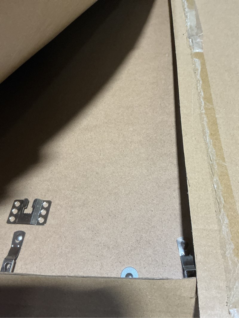 Condition photo showing Good Condition for upsimples 24x36 poster frame, display pictures 20x30 with mat or 24 x 36 without, wall hanging picture frames, black, 1 pack black 24x36