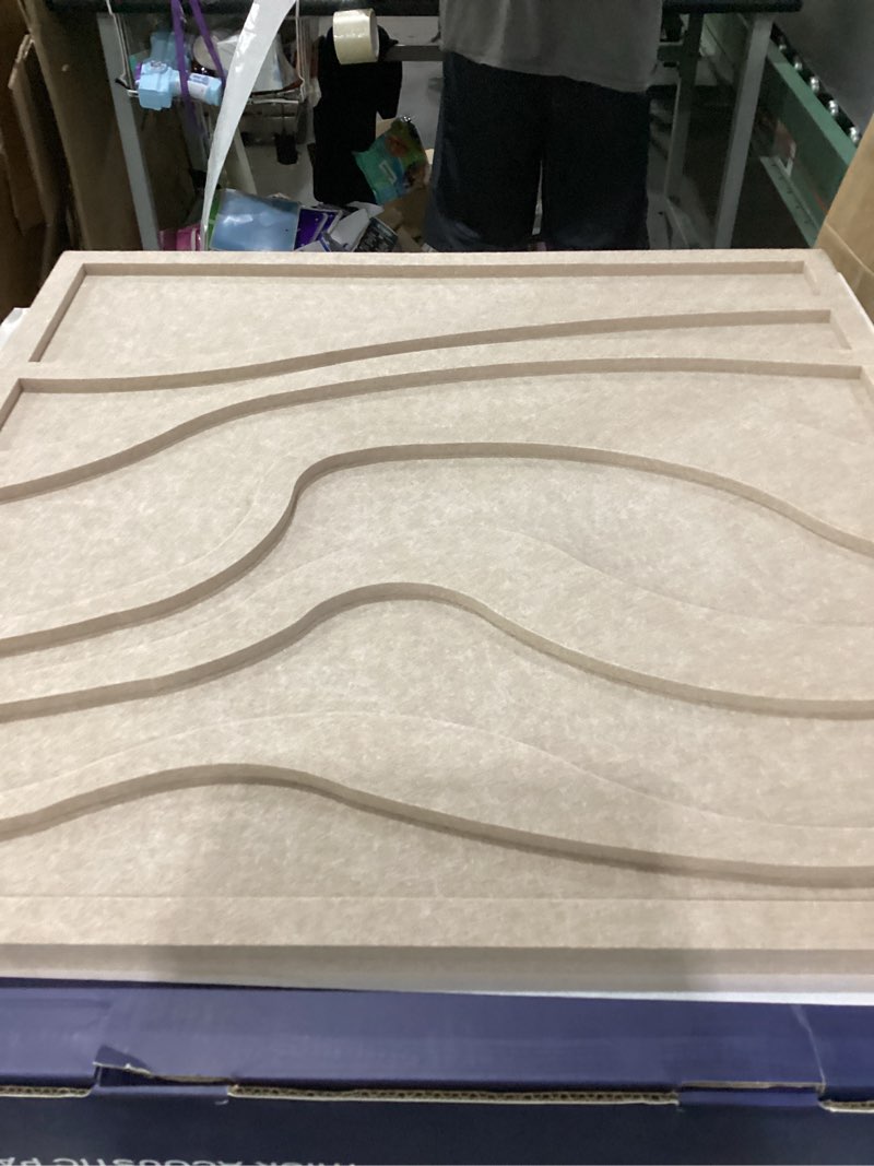 Condition photo showing New/Like New for bubos 6-pack art acoustic panels, self-adhesive sound panels, 23.6"x23.6" | peel and stick, decor sound panels, for home theater, office & studio sound control, reduces echo & improves acoustics 6 pack camel