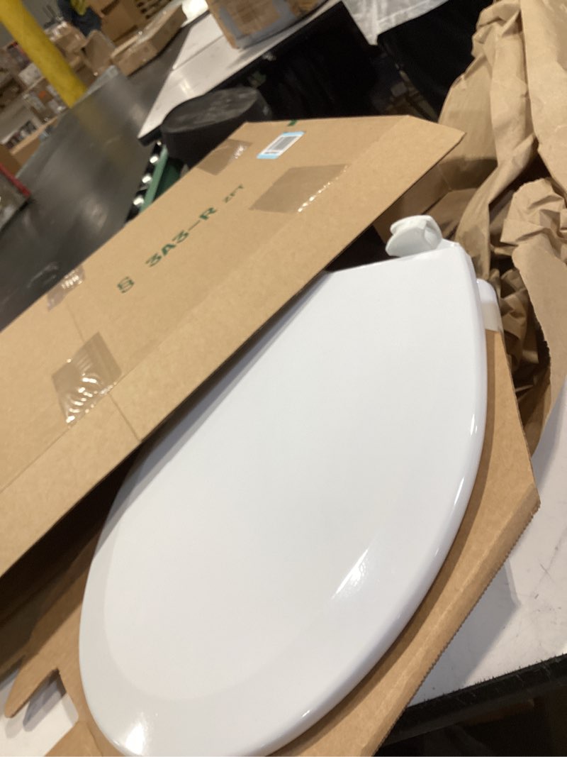 Condition photo showing Good Condition for bemis 500ec 390 toilet seat with easy clean & change hinges, 1 pack round, cotton white