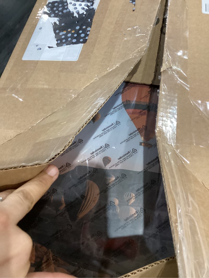 Condition photo showing Good Condition for 15x20 Picture Frame Set of 4 Black for Wall Hanging, Wall Mounting Horizontally or Vertically, 15 x 20 Wall Gallery Poster Photo Frame with Shatter Resistant Plexiglass, 4 Pack, Black Black 15x20 inch