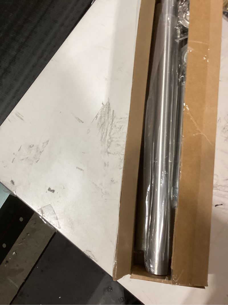 Condition photo showing Good Condition for similar product TEECK Shower Curtain Rod, 32-79 inch Adjustable Tension Spring, 1 Inch Shower Curtain Rod Tension, Anti-Slip, Rust-Proof, No Drilling, for Bathroom, Nickel Nickel 32-79 Inches