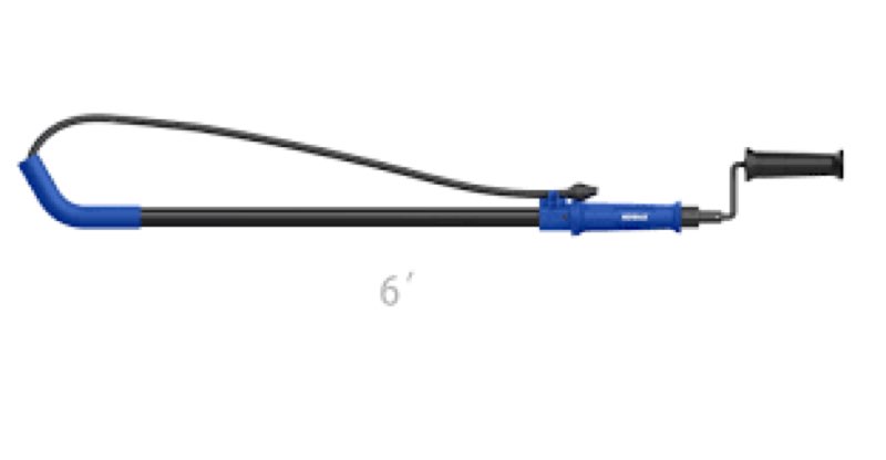 kobalt 1/2-in x 6-ft high carbon wire hand auger for toilet